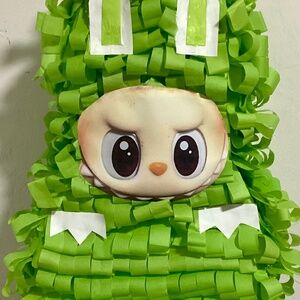 Labubu Lime Pinata 19 x 12 x 6